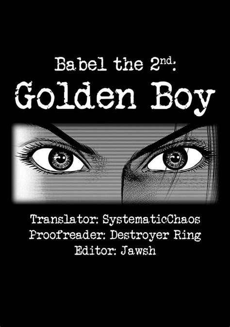 Read Babel The 2nd Golden Boy Chapter 1 The Golden Boy Of Kabukicho