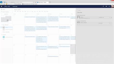 Office 365 Calendar Guide Youtube