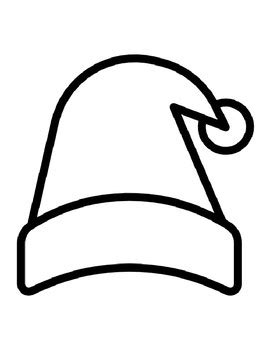 All santa hat clip art are png format and transparent background. Santa Hat Templates Christmas Santa Hat Coloring Pages ...