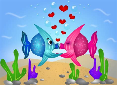 Top 167 Cartoon Kissing Fish