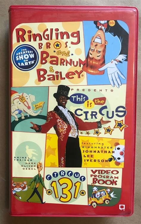 Ringling Bros Barnum Bailey Circus Video Program Vhs St Edition Ebay