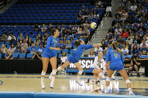 After Sweeping Loyola Marymount Ucla Womens Volleyball Clashes With