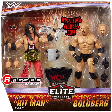 Goldberg And Bret Hart Wwe Elite 2 Pack Wwe Toy Wrestling Action