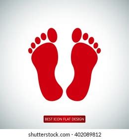 Feet Icon Stock Vector Royalty Free Shutterstock