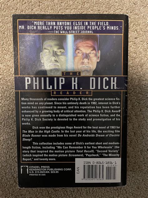 The Philip K Dick Reader Trade Paperback Total Recall Minority Report Screamers 9780806518565