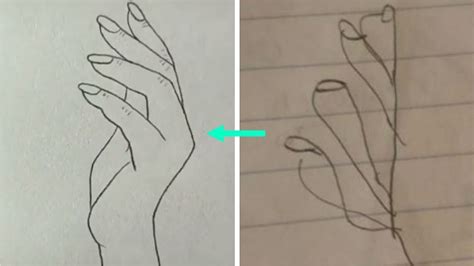 This Simple Sketch Of A Womans Hand Is Indeed Proving Challenging For