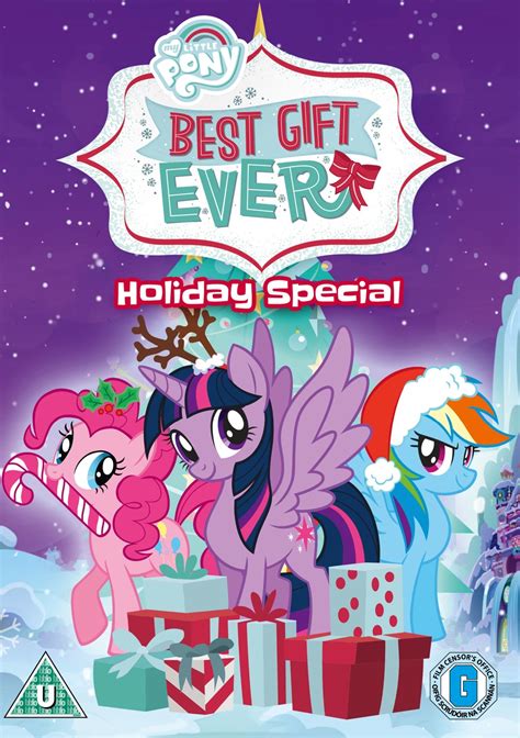She lifts a ribbon from her gift. My Little Pony: Best Gift Ever - Holiday Special | DVD ...
