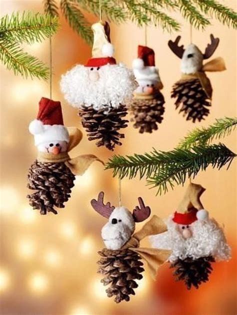 40 Easy And Cute Diy Pine Cone Christmas Crafts Pine Cone Christmas