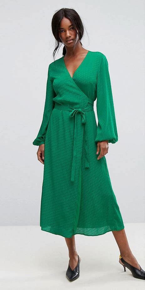 Emerald Green Midi Dresses Howtowear Fashion
