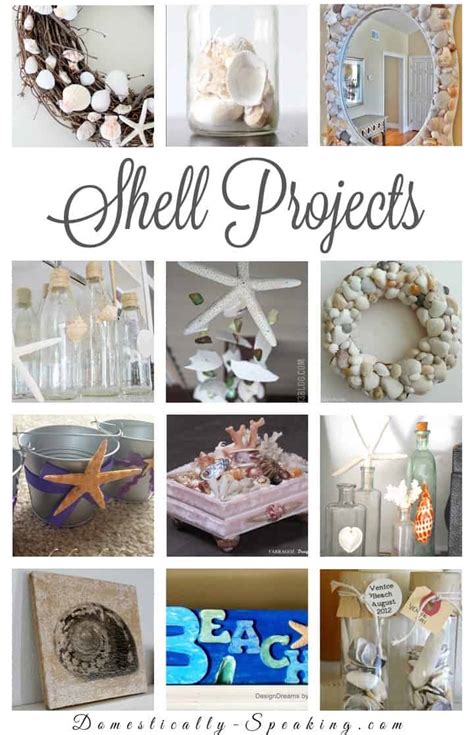 Diy Seashell Projects Domestically Speaking