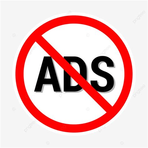 No Ads Sign Vector No Ads No Ads Icon No Ads Vector Png And Vector