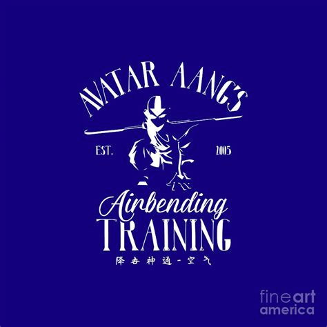 Aang Airbending Training Avatar The Last Airbender Digital Art By