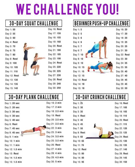 April Fitness Challenge Workout Challenge