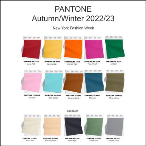 Pantone Fall Winter 20222023 Color Trends Just Style La