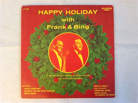 Frank Sinatra And Bing Crosby Happy Holiday Album Lp 596 Ebay