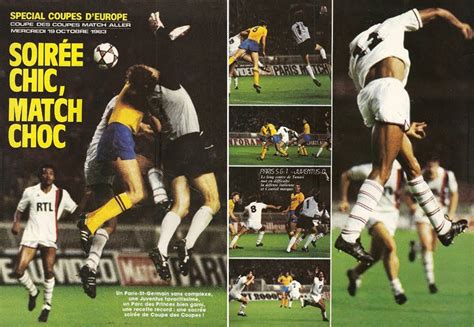 Juventus Psg 1983 - COUPE DES COUPES 1983. PSG-JUVENTUS. ~ THE VINTAGE FOOTBALL CLUB