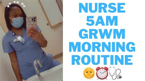 Nurse 5am Grwm Morning Routine For 12 Hour Shift🌞｜rn Lpn Lvn Youtube
