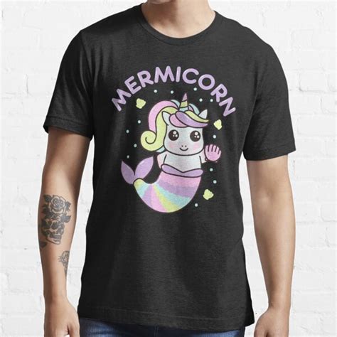 Magical Mermicorn Kawaii Cute Magical Pastel Unicorn Mermaid T Shirt