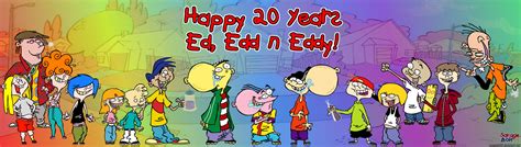 Ed Edd N Eddy 20th Anniversary By Savagebolt95 On Deviantart