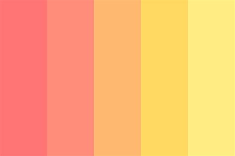 Soft Pastel Sunset Color Palette