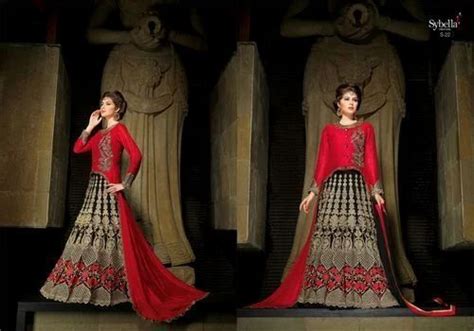 Semi Stiched Georgette Suit At Rs 1799 Salwar Suits In Surat Id 11154924591
