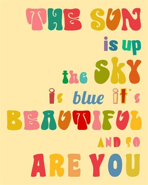 Its Beautiful Beatles Quotes Art Print Lyrics Inspiraional Poster