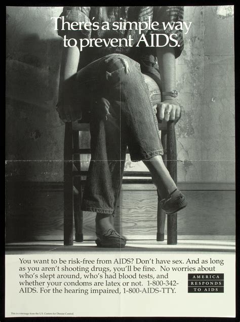 Theres A Simple Way To Prevent Aids Aids Education Posters