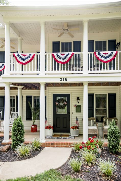 The fourth of july is packed with backyard barbecues and plenty of fireworks. Fourth of July House Decorations
