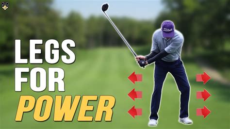 Golf Swing Legs Power Unlock Crazy Distance Fast Shorts Youtube
