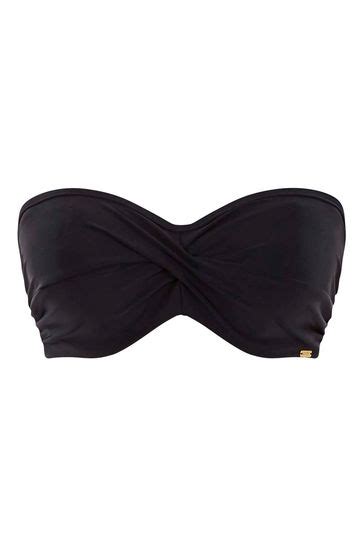Buy Panache Black Anya Riva Twist Bandeau Bikini Top From The Next Uk