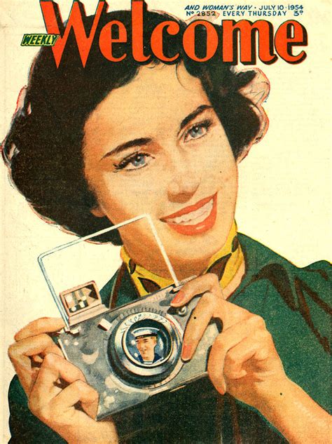 1950s Uk Weekly Welcome Magazine Cover Photograph By The Advertising