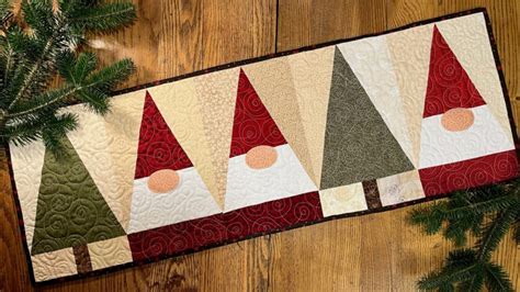 Friday Funday Free Christmas Quilted Gnome Patterns Quilt Therapy