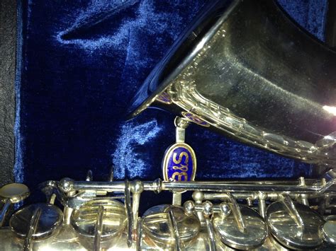 Bands Blue Label Alto Vintage Saxophone Unique Piece Collectors Weekly