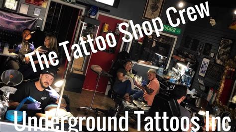 Underground Tattoos Inc Crew Youtube