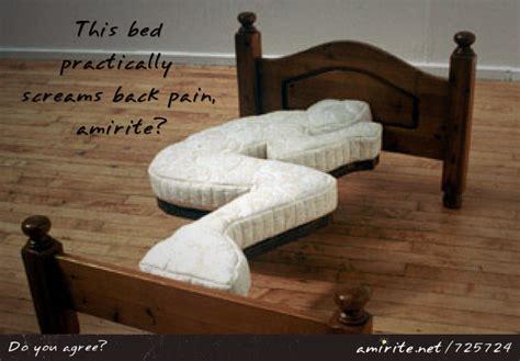 A Bed In The Shape Of A Sleeping Person Would Practically Scream Back