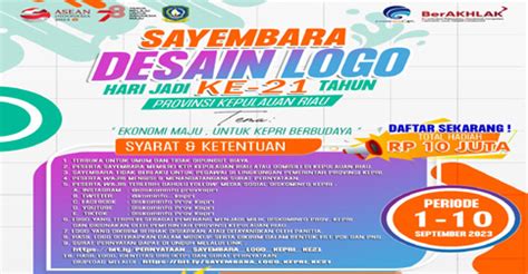 Diskominfo Gelar Sayembara Desain Logo Hari Jadi Ke 21 Provinsi Kepri