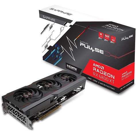 Buy The Sapphire Pulse Amd Radeon Rx 6800 Xt Graphics Card 16gb Gddr6