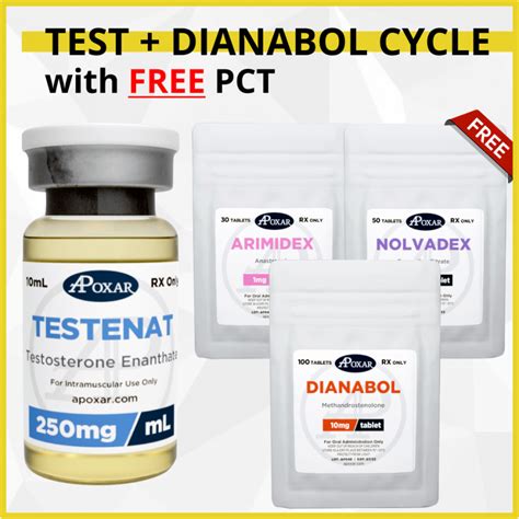 Testosterone Enanthate And Dianabol Cycle With Free Pct 8 Weeks
