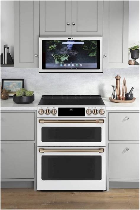 Café 70 Cu Ft Slide In Double Oven Electric Induction Convection
