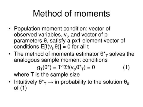 Ppt Generalized Method Of Moments Estimation Powerpoint Presentation