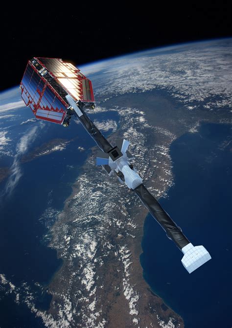 Esas Swarm Trio Monitoring Our Planets Magnetic Shield Rocketstem