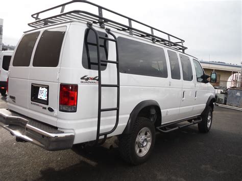 Able to carry up to 350 lb., it's sure to help you transport a wide variety of things. 2011 E 350 extended 4X4 - QuadVan with Aluminess roof rack ...