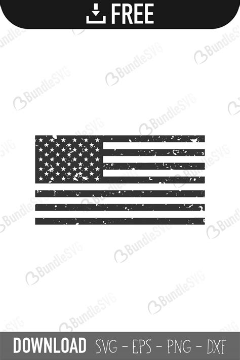 Distressed American Flag Svg Cut Files Download Bundlesvg
