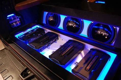 Rfl Series Amplifiers Installed In A Recessed Tray With Mtx Audio