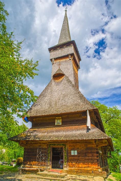 Historic Wood Church From Maramures Stock Photo Image Of Maramures