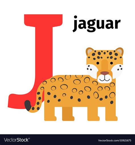 Discover (and save!) your own pins on pinterest. English animals zoo alphabet letter J Royalty Free Vector