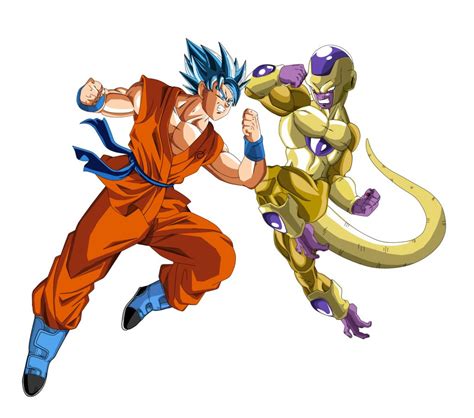 Goku Vs Golden Freezer Personajes De Dragon Ball Dibujo De Goku