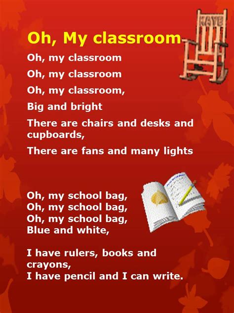 English songs for children — jack and jill 01:00. Reading (English Year 1): Oh, My Classroom | nursery ...