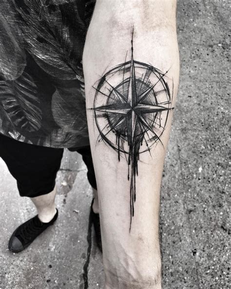 Sketch Tattoo Compass Sketch Style Tattoos Tattoo Sketches
