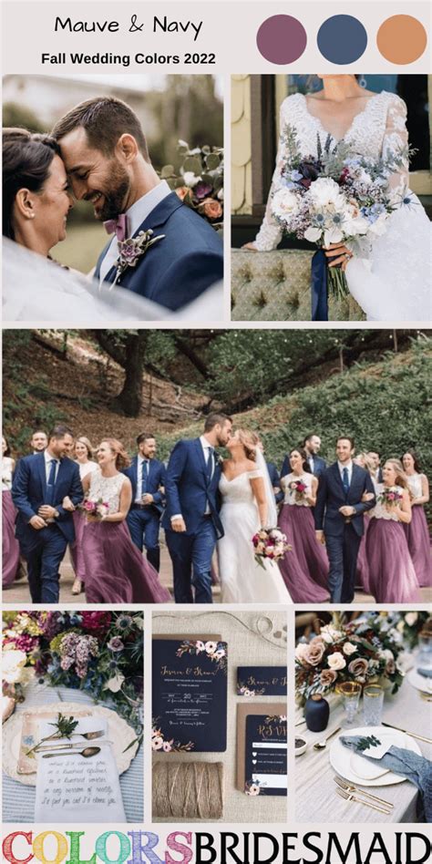 Best 8 Fall Wedding Color Palettes For 2022 Colorsbridesmaid